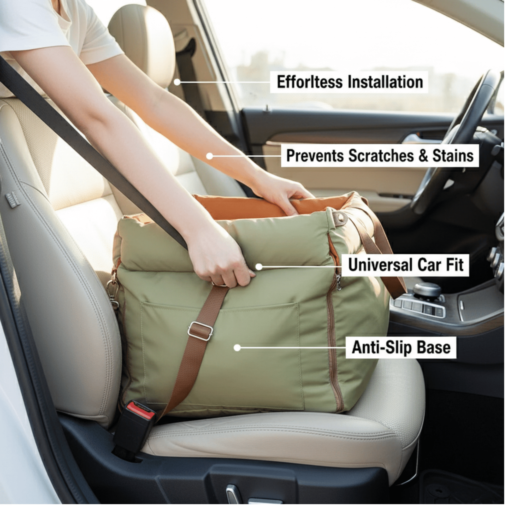 SafeTravel™ First - Class Dog Car Seat - My Store