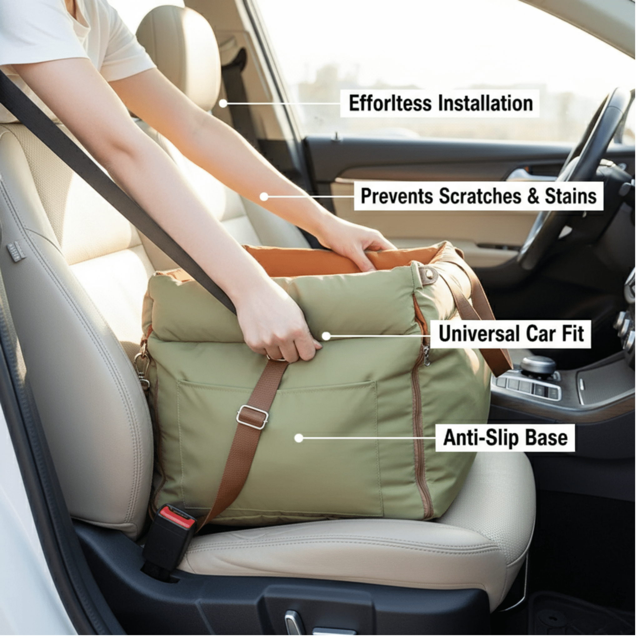 SafeTravel™ First - Class Dog Car Seat - My Store