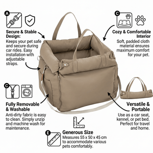 SafeTravel™ First - Class Dog Car Seat - My Store